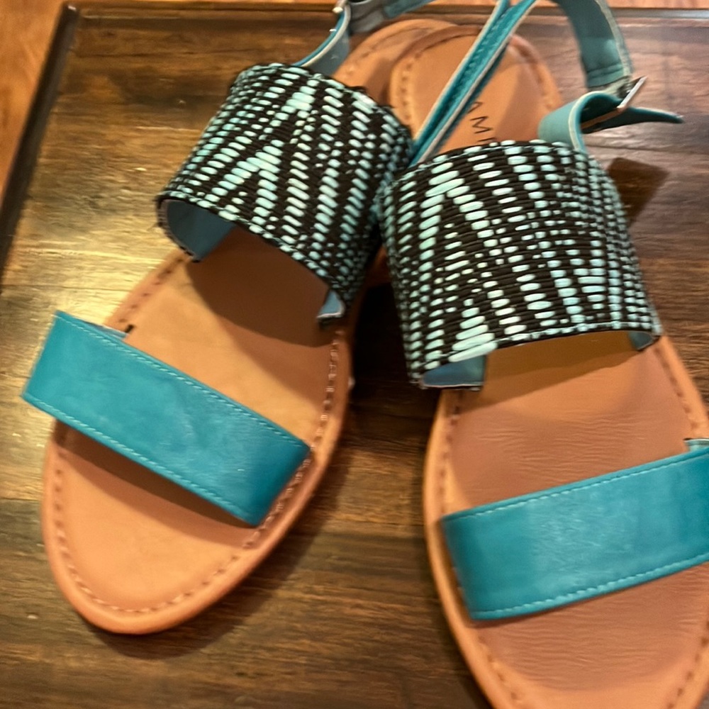 Turquoise Sandals